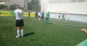 Marcelo Rosado en un partido con Málaga. Fuente: AD