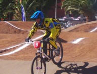 Giner roza la final de la European Cup de BMX