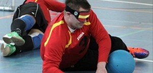 Selección española de goalball masculina. Fuente: AD