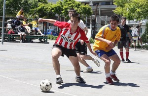 Deporte joven. Fuente: AD