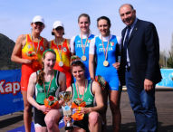 El equipo de remo español logra 4 medallas en aguas italianas
