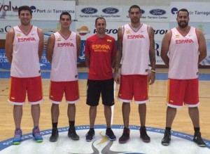 El equipo español de 3x3. Fuente: AD