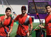 Los arqueros españoles alcanzan la plata en Baku