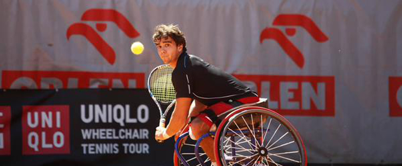 El tenista madrileño, Daniel Caverzaschi. Fuente: AD