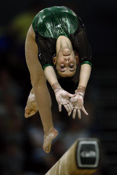 La gimnasta Ana Pérez en el campeonato de Europa. Fuente: IMD