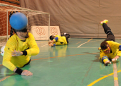 Chamartín y Aragón, reyes del goalball en España