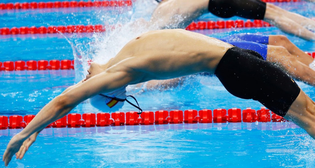 El nadador Javier Romero. Fuente: AD