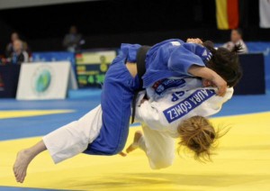 La judoca Laura Gómez. Fuente: AD