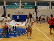 Se alza la Bandera Olímpica en el Pabellón Moisés Ruiz de Almería