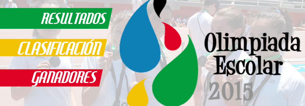 Clasificaciones oficiales de la Olimpiada Escolar Andaluza 2015