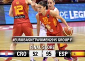 España arrasa a Croacia 52-95 en el Eurobasket