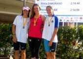 Melani Costa y Marina García se bañan en oro