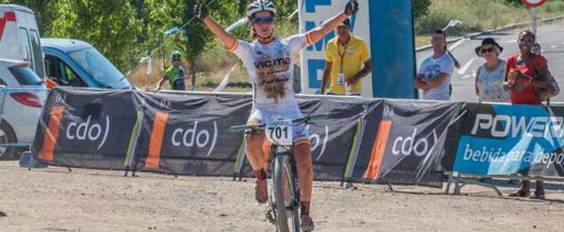 Rocío Martín, reciente campeona de España de Mountain Bike, correrá la prueba femenina. Fuente: AD