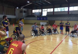 La selección española masculina de baloncesto en silla de ruedas. Fuente: Feddf