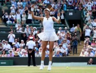 Garbiñe Muguruza, en la final de Wimbledon