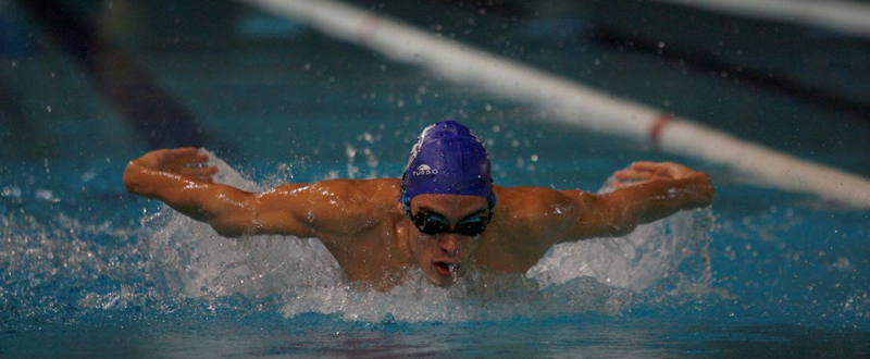 El nadador canario, Israel Oliver, durante una competición. Fuente: Servimedia