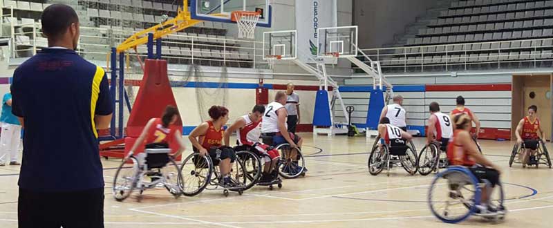 Selección española femenina de baloncesto en silla. Fuente: Feddf