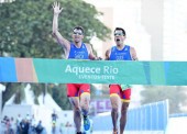 Oro para José Luis García Serrano y su guía Francisco Nieva en Río