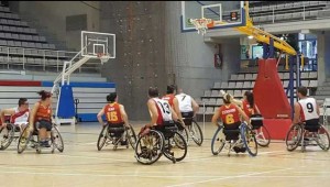 Selección española femenina de baloncesto en silla. Fuente: Feddf
