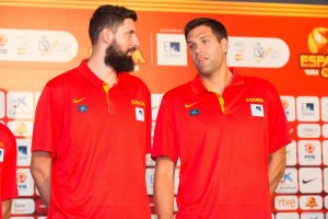 Nikola Mirotic y Felipe Reyes. Fuente: Feb