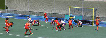 La selección española femenina de hockey hierba. Fuente: Rfeh