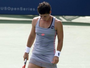 Carla Suárez se despide del US Open en 1ª ronda. Imágenes: David Kohl-Ap