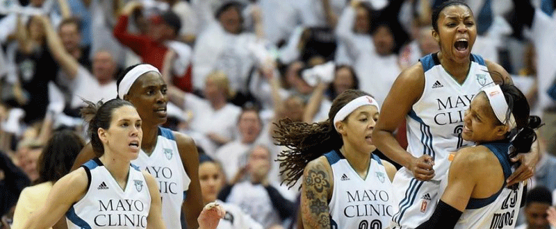 Los Minnesota Lynx de Anna Cruz (izquierda) se ha proclamado vencedor de la WNBA. Fuente: Minnesota Lynx.