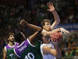 Will Thomas ha sido el hombre clave del partido. Fuente: Jorge Zapata (EFE).