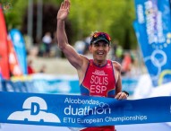 Rafael Solis, campeón de Europa de triatlón de invierno