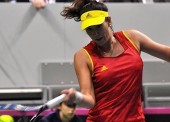 Muguruza guía a España al playoff de ascenso de la Fed Cup