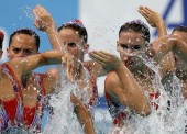 Las 'sirenas' españolas se bañan en oro en París