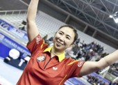 Yanfei Shen manda en el tenis de mesa de Europa