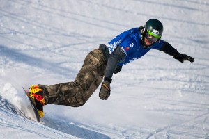 Lucas Eguíbar en una prueba.