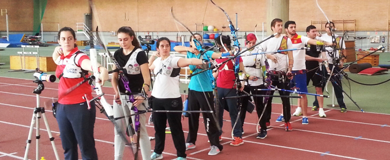 El equipo español de tiro con arco, se prepara para las competiciones internacionales. Fuente: Federarco