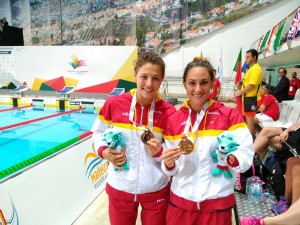 Nuria Marqués y Sarai Gascón. 