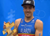 Fernando Alarza consigue el liderato mundial de triatlón