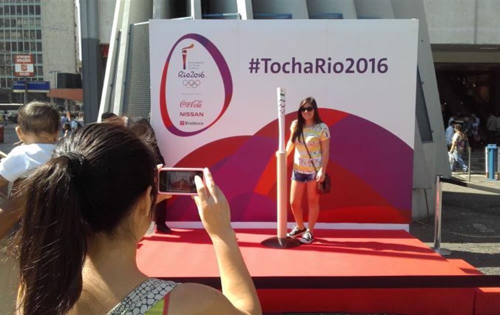 Antorcha olímpica Río. Fuente: Rio2016.com