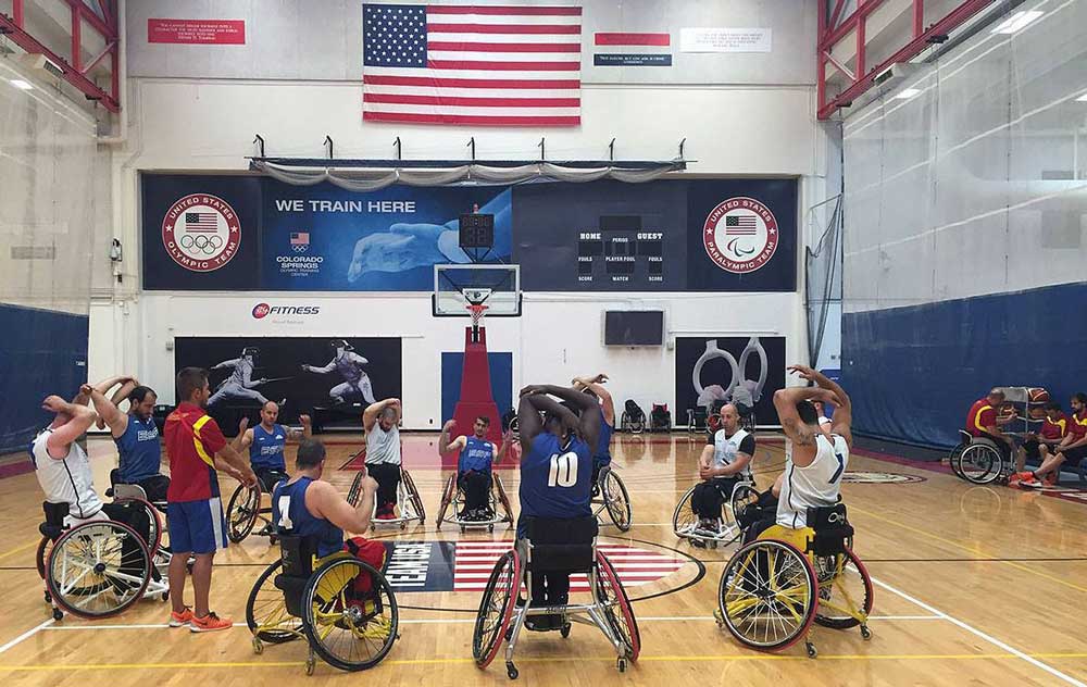 Selección masculina baloncesto en silla. Fuente: Feddf