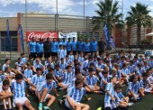Santos desata la ilusión en el Campus del Málaga CF