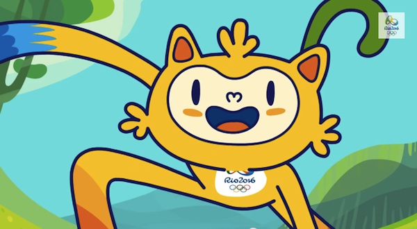 Mascota olímpica Río. Fuente: Rio2016.com