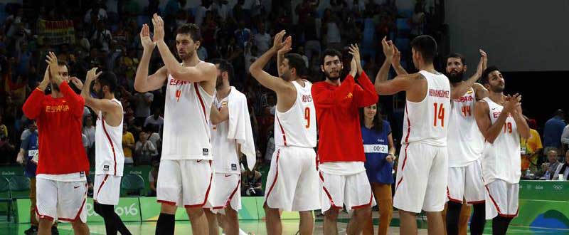 Selección española masculina de balocesto. Fuente: EFE