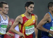 David Bustos, diploma olímpico en 1500 m