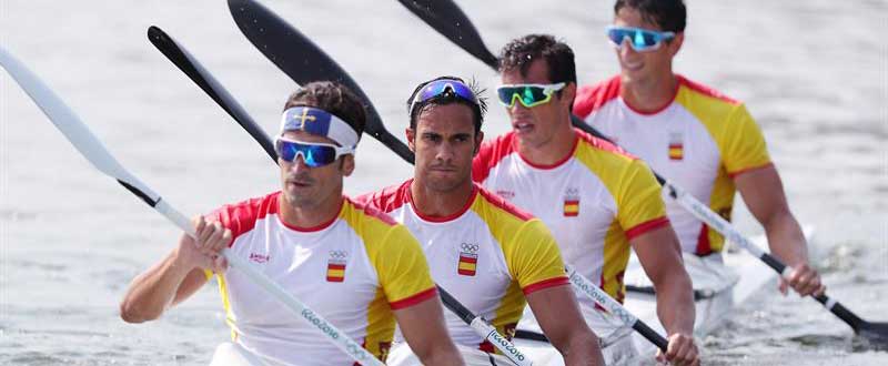 Javier Hernánz, Rodrigo Germade, Óscar Carrera e Íñigo Peña. Fuente: EFE