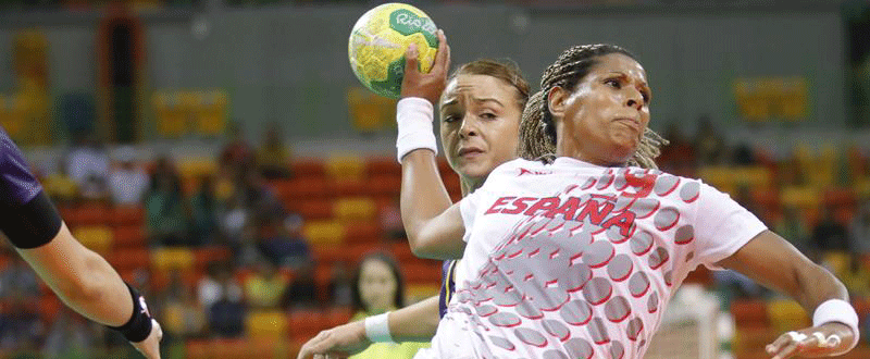 Marta Mangué (balonmano). Fuente: EFE