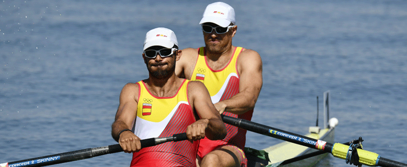 Sigurbjornsson y Vela. Fuente: EFE