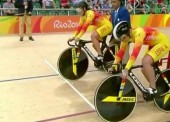 Helena Casas y Tania Calvo caen en la repesca del keirin