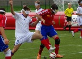 La selección de fútbol para ciegos cae frente a China 
