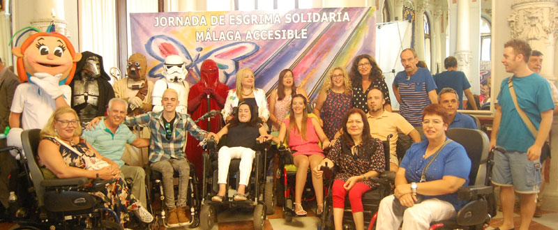 Presentan la Jornada Esgrima Solidaria Málaga Accesible. Fuente: Avance Deportivo