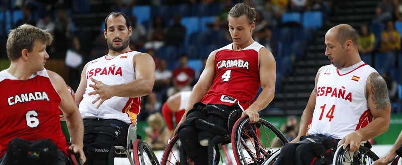 Alejandro Zarzuela y Jaume Llambí ante Canadá en Río. Fuente: CPE