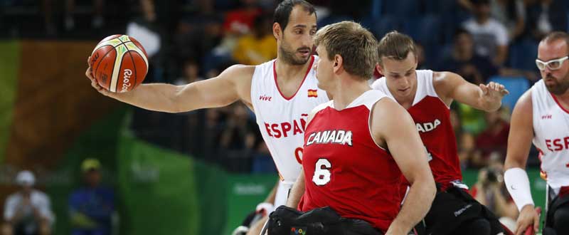 Alejandro Zarzuela (selección española de baloncesto en silla) en Río. Fuente: CPE